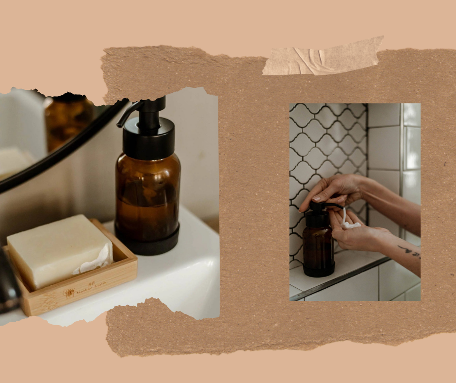 Amber Foaming Soap Dispenser