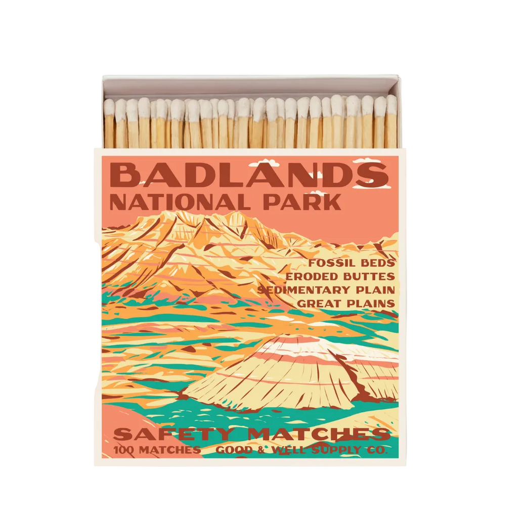 Badlands Vintage National Park Cabin Matches