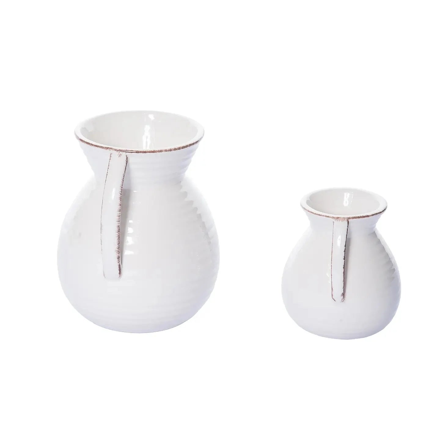 Dolomite White Harvest Vase - 4"