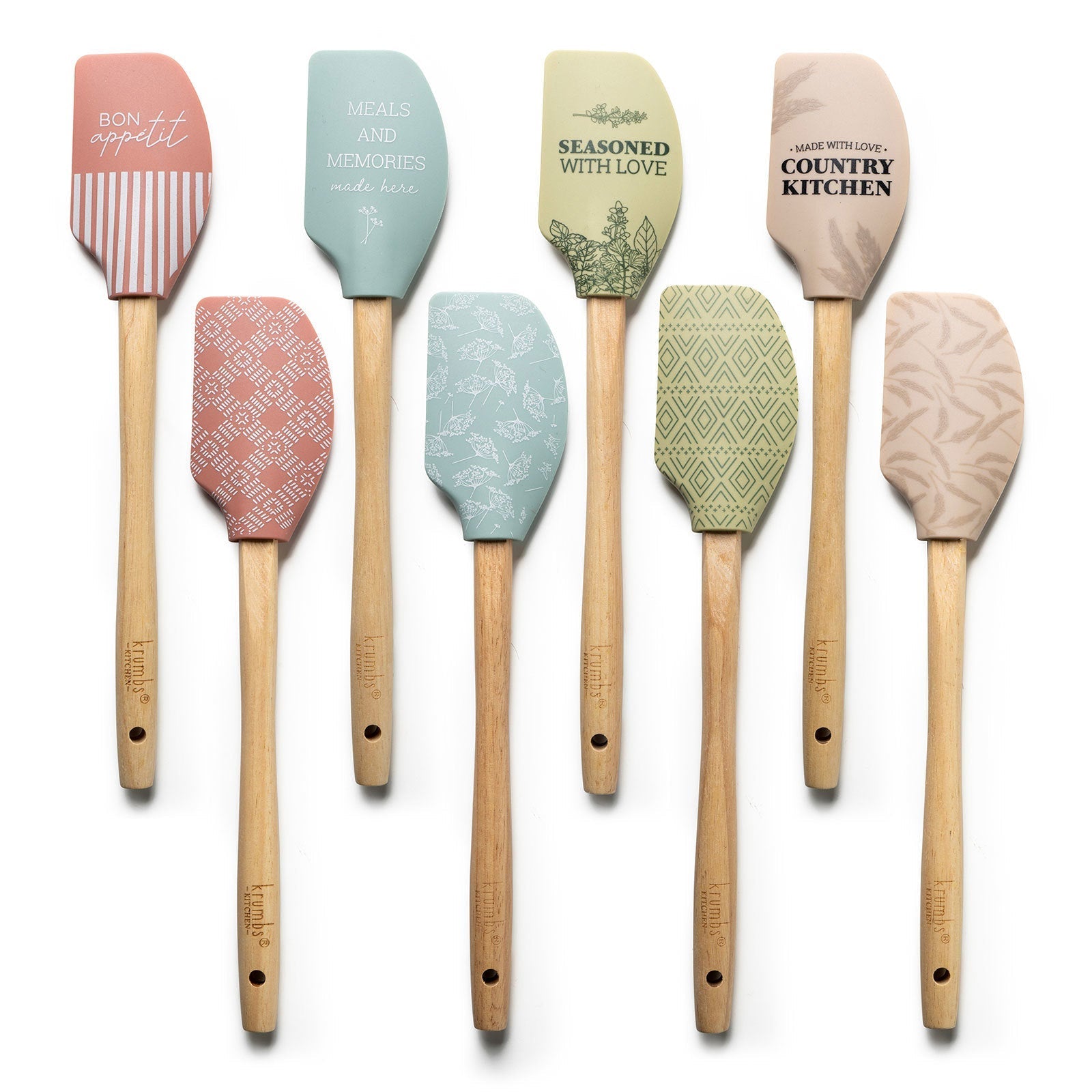 Krumbs Kitchen® Farmhouse Silicone Spatula Pink