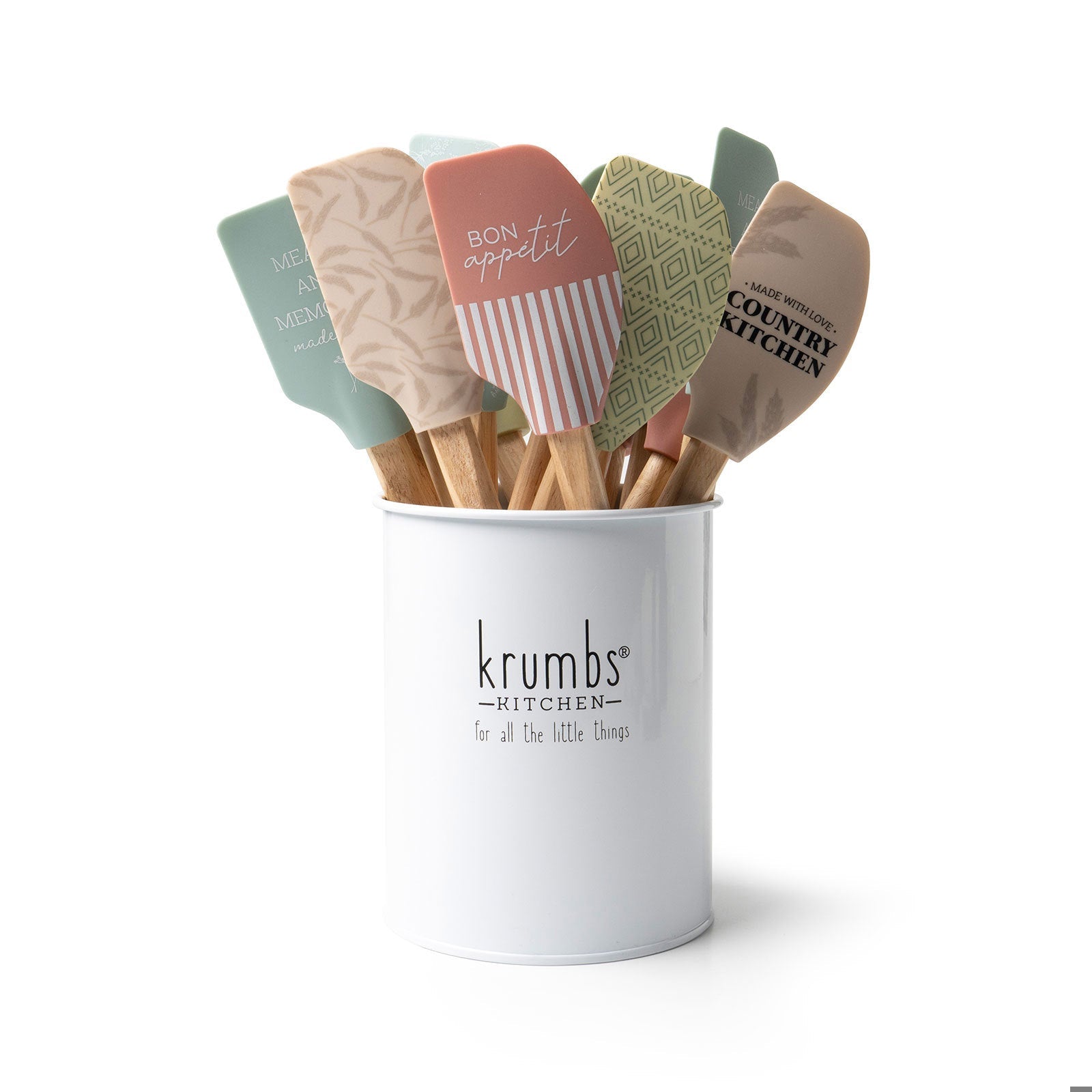 Krumbs Kitchen® Farmhouse Silicone Spatula Pink