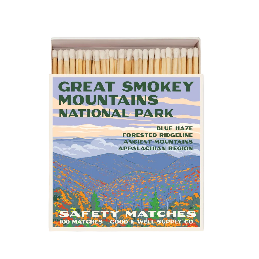 Great Smoky Mountains Vintage National Park Cabin Matches