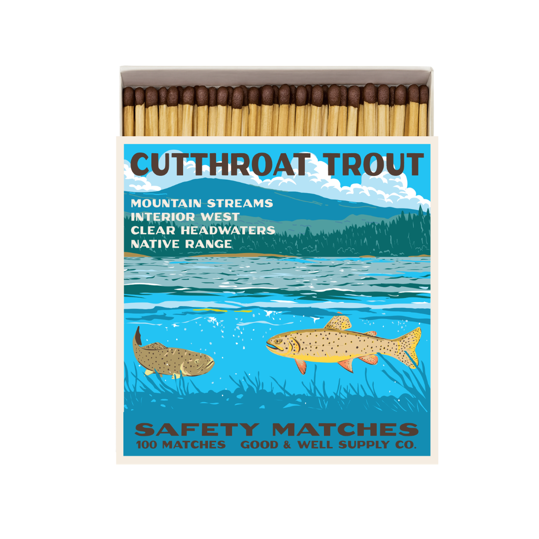 Cutthroat Trout Cabin Matches