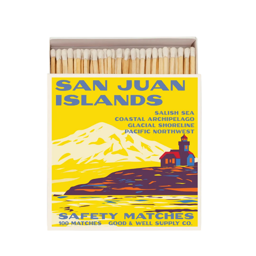 San Juan Islands Vintage National Park Cabin Matches