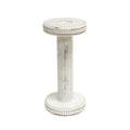 Farmhouse White Spool Candleholder