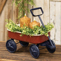 Red, White & Blue Rustic Patriotic Metal Wagon