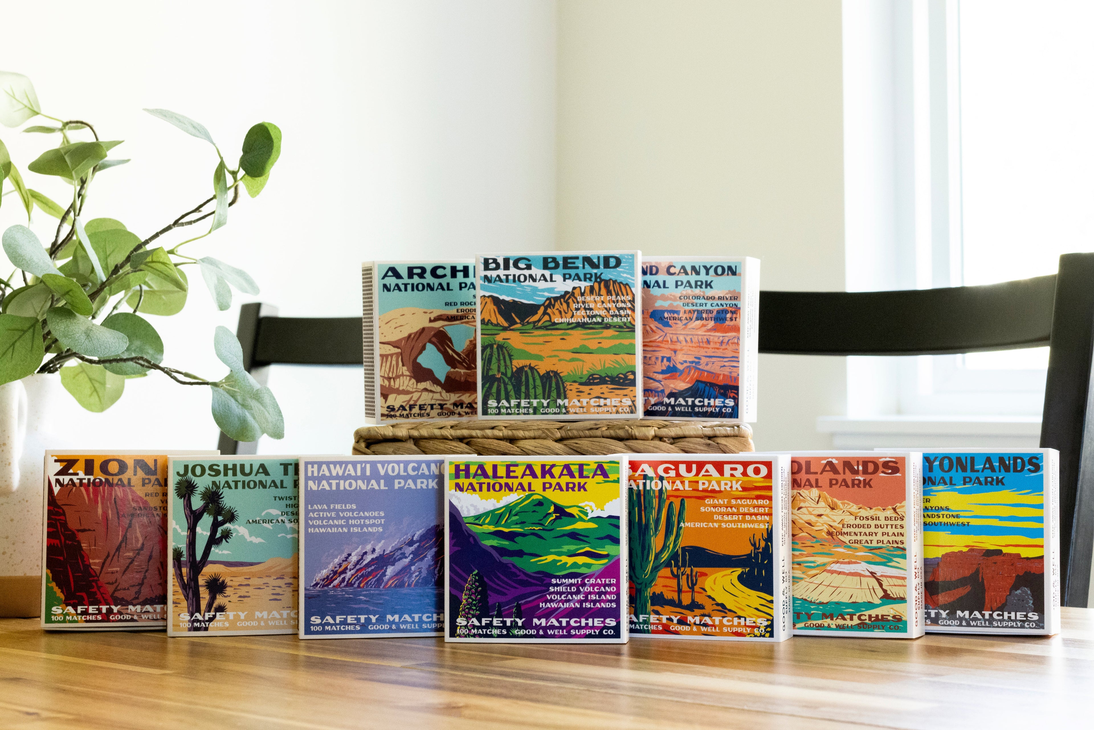 Haleakala Vintage National Park Cabin Matches
