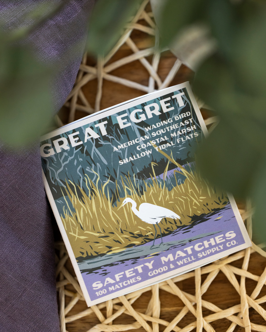 Great Egret Cabin Matches