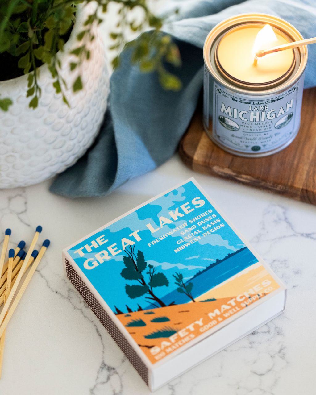 Great Lakes Vintage National Park Cabin Matches
