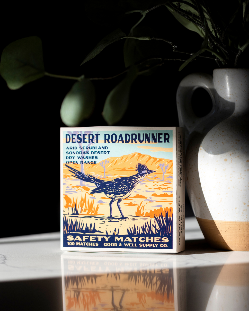Desert Roadrunner Cabin Matches