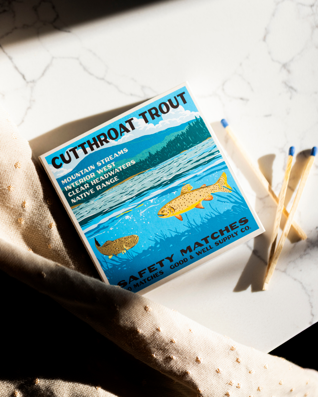 Cutthroat Trout Cabin Matches